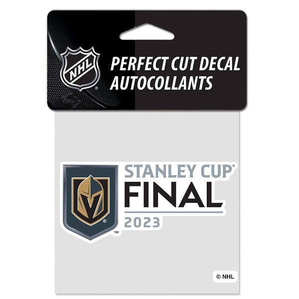 Vegas Golden Knights 2023 Western Conference Champions Perfect Cut Decal, 4x4"