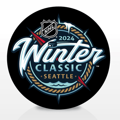 Official NHL Winter Classic Hockey Puck  2024