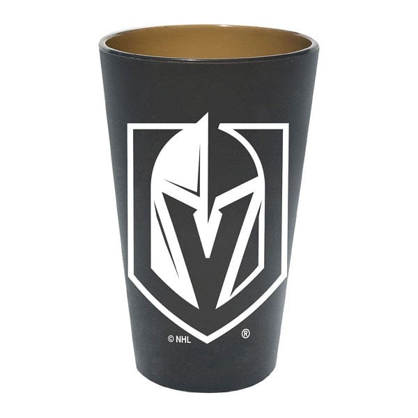 Vegas Golden Knights Black Silicone Pint Glass, 16 oz
