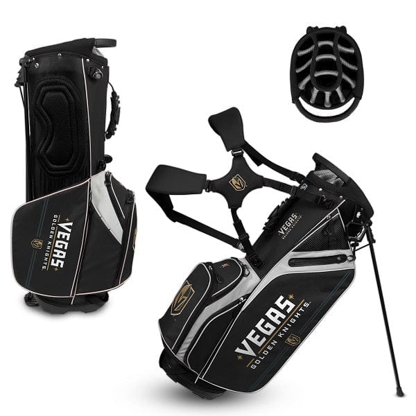 Vegas Golden Knights Caddie Carry Hybrid Golf Bag