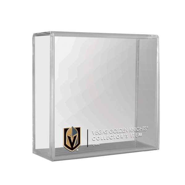 Vegas Golden Knights Cube Hockey Puck Holder For 1 Puck (Empty)