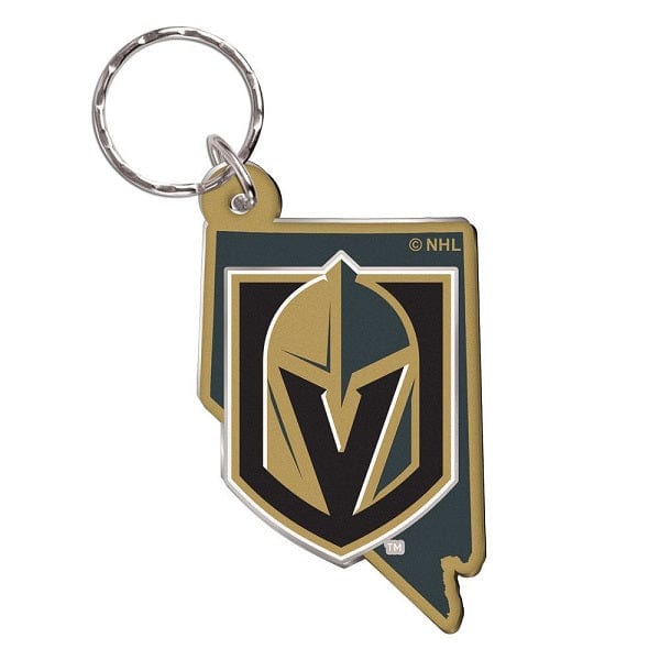 Vegas Golden Knights State Of Nevada Logo Keychain