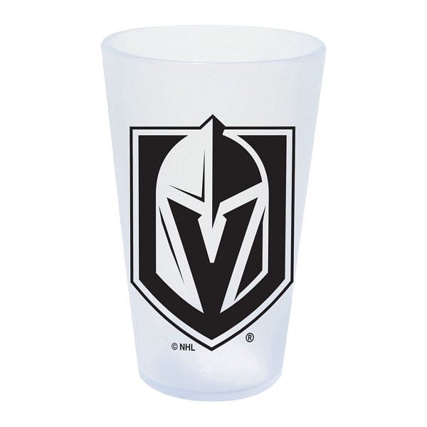 Vegas Golden Knights White Silicone Pint Glass, 16 oz