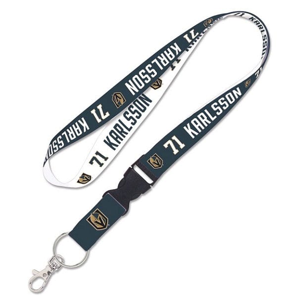 Vegas Golden Knights William Karlsson Lanyard With Detachable Buckle