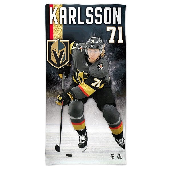 Vegas Golden Knights William Karlsson Pool Beach Towel