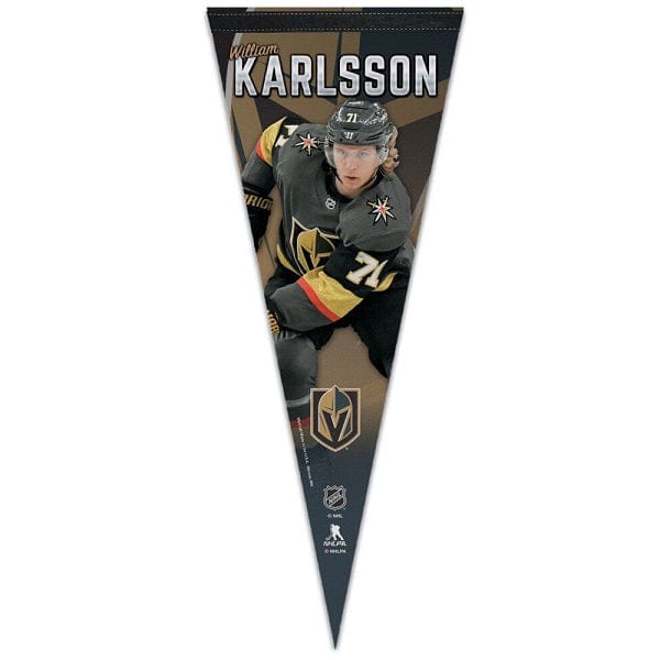 Vegas Golden Knights William Karlsson Premium Vertical Pennant