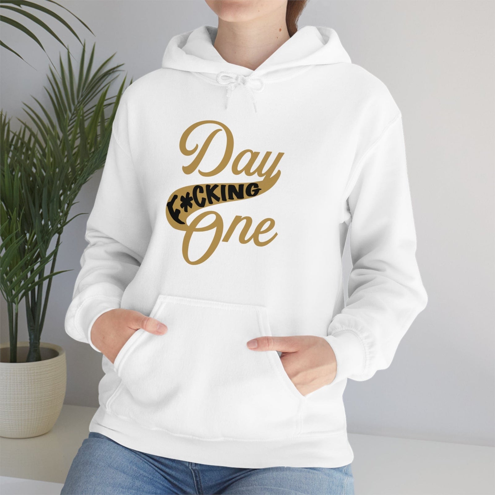 Hoodie "Day F*cking One" Vegas Golden Knights Fan Retro Design Unisex Hoodie