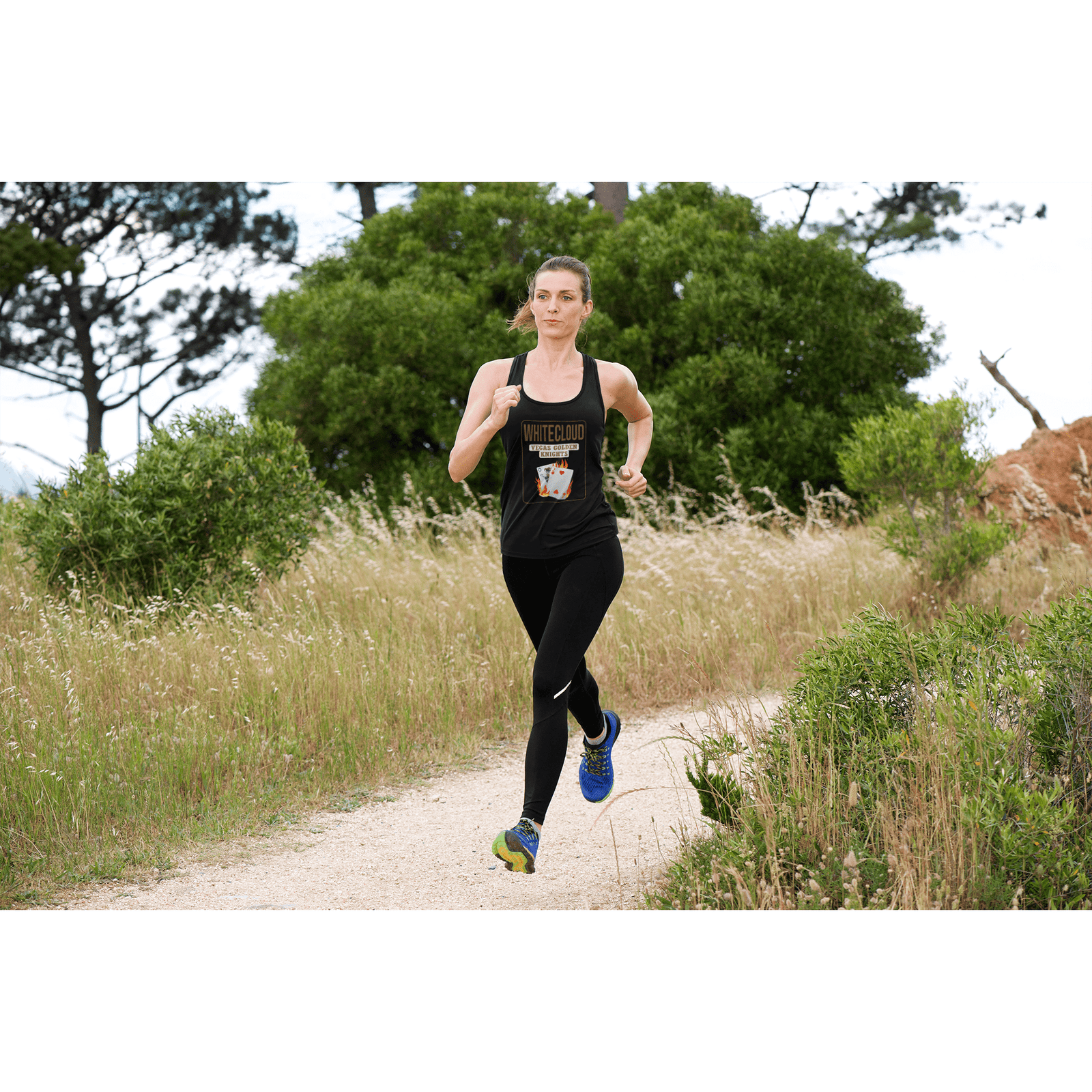 Tank Top Whitecloud 2 Poker Cards Women's Ideal Racerback Tank Top