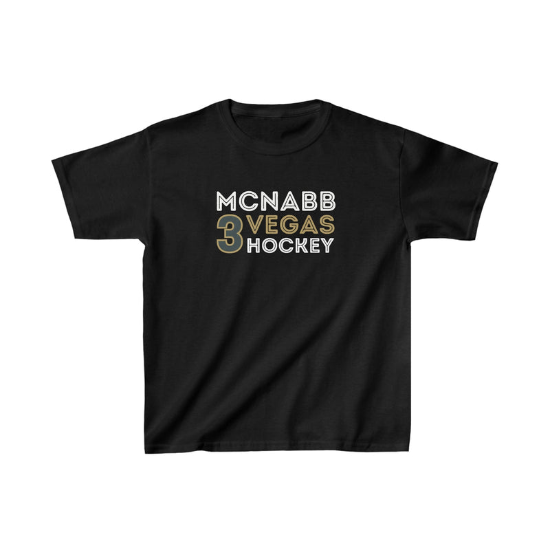 Kids clothes McNabb 3 Vegas Hockey Grafitti Wall Design Kids Tee