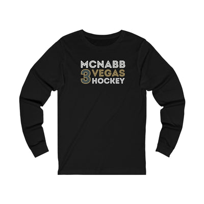 Long-sleeve Brayden McNabb Shirt 3 Vegas Hockey Grafitti Wall Design Unisex Jersey Long Sleeve