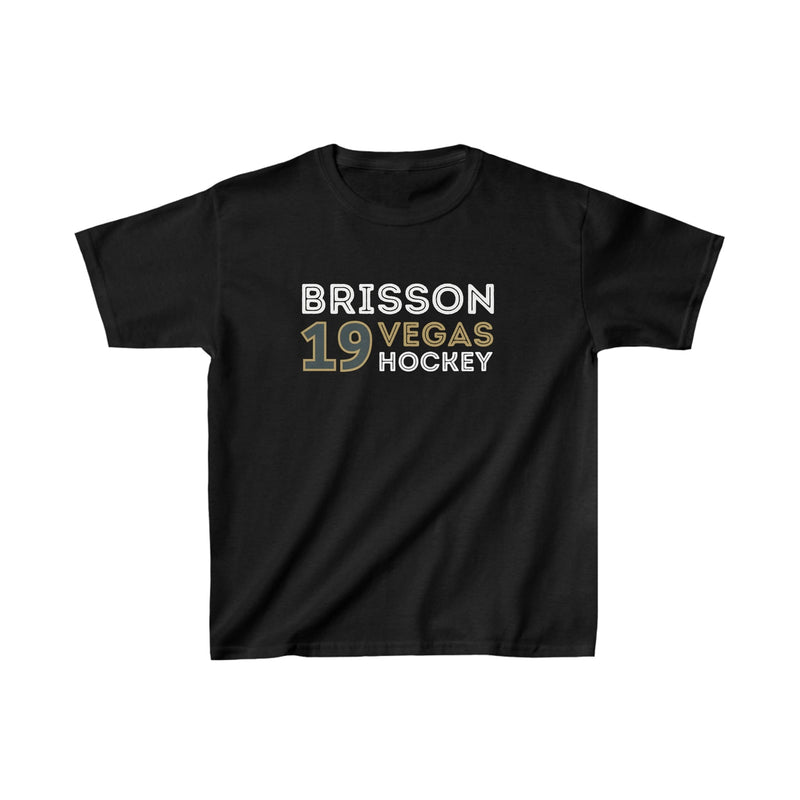 Kids clothes Brisson 19 Vegas Hockey Grafitti Wall Design Kids Tee