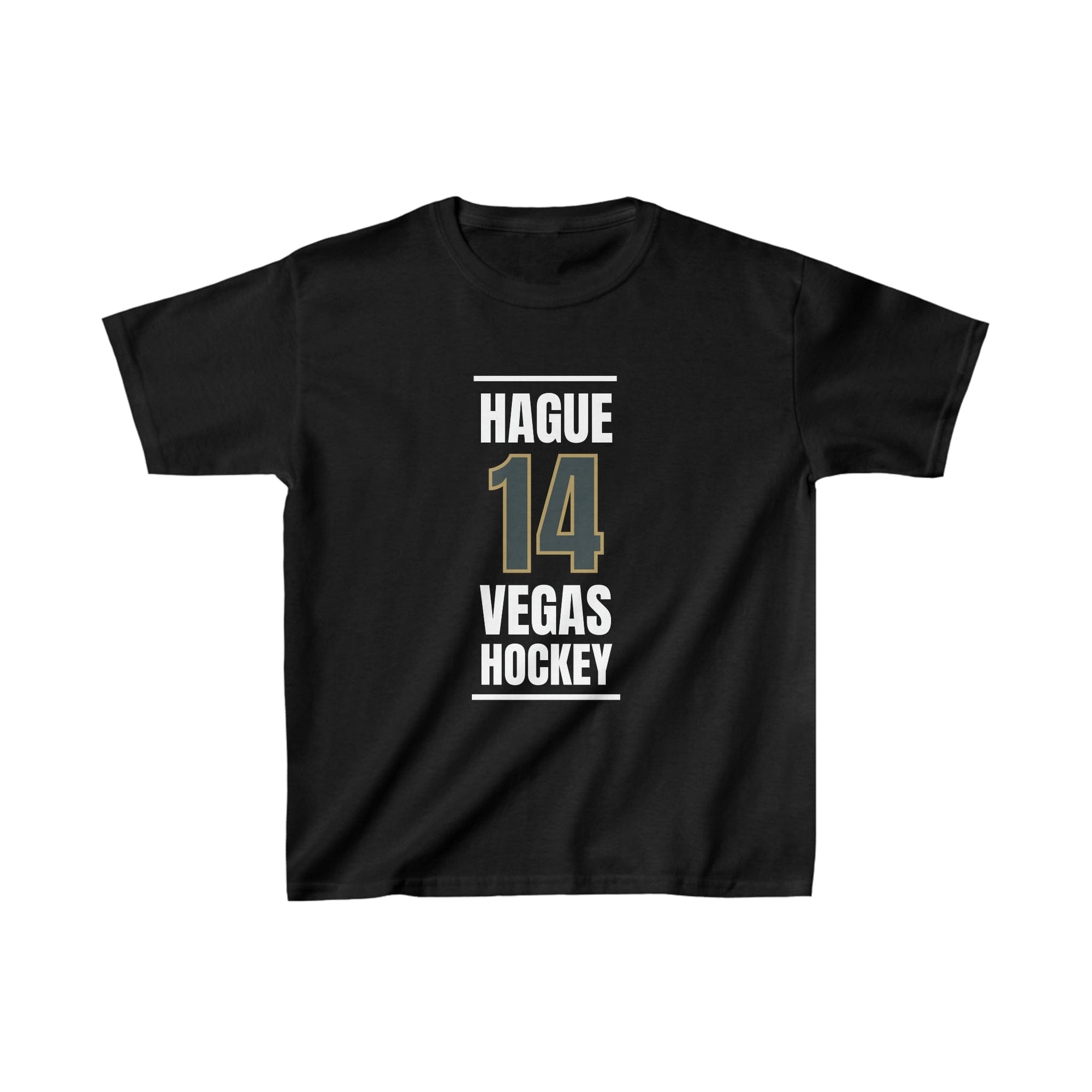 Kids clothes Hague 14 Vegas Hockey Steel Gray Vertical Design Kids Tee
