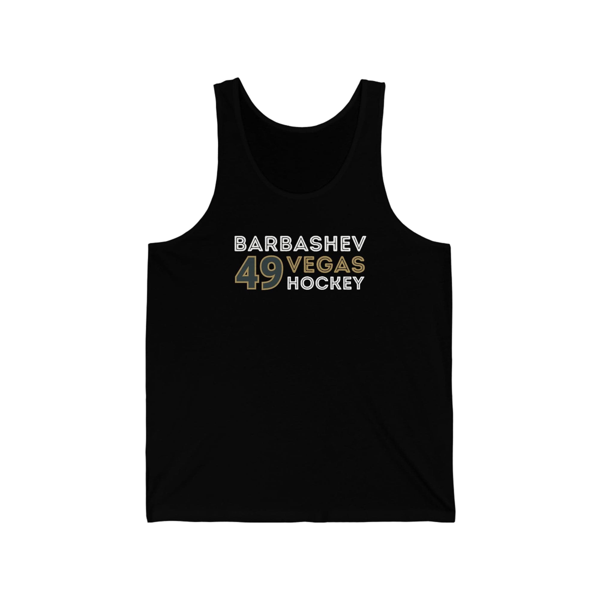 Tank Top Ivan Barbashev Tank Top 49 Vegas Hockey Grafitti Wall Design Unisex Jersey