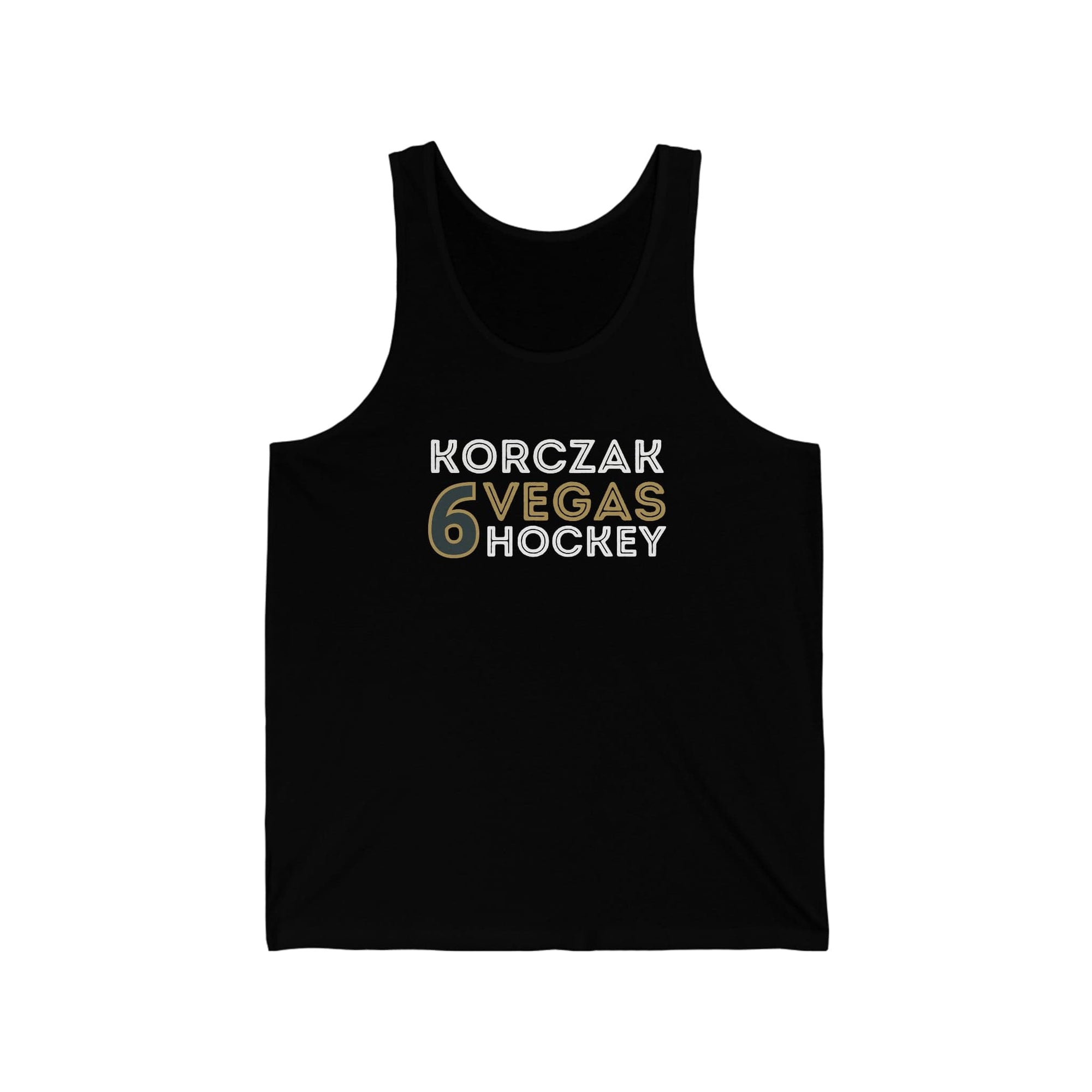 Tank Top Kaedan Korczak Tank Top 6 Vegas Hockey Grafitti Wall Design Unisex Jersey