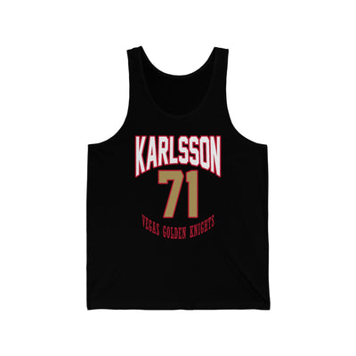 Tank Top Karlsson 71 Vegas Golden Knights Retro Unisex Jersey Tank Top