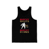 Tank Top "Marchy Shoots, Marchy Scores" Unisex Jersey Tank Top