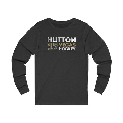 Long-sleeve Ben Hutton Shirt 17 Vegas Hockey Grafitti Wall Design Unisex Jersey Long Sleeve