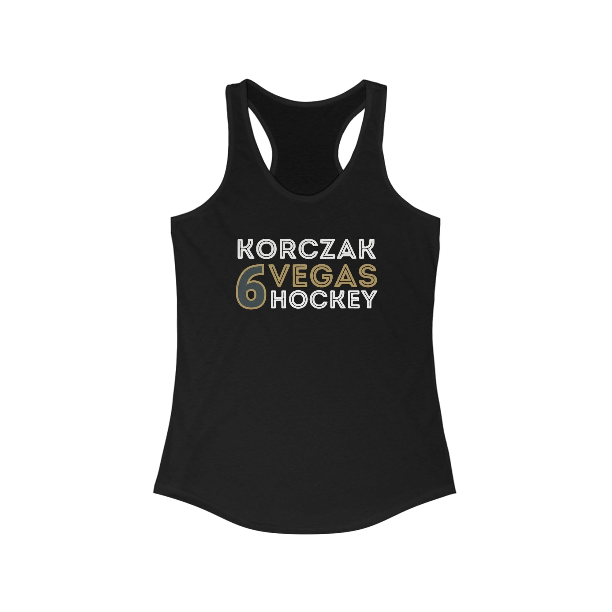 Tank Top Kaedan Korczak Tank Top 6 Vegas Hockey Grafitti Wall Design Women's Ideal Racerback