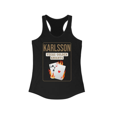 Tank Top Karlsson 71 Poker Cards Women's Ideal Racerback Tank Top