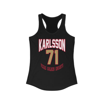 Tank Top Karlsson 71 Vegas Golden Knights Retro Women's Ideal Racerback Tank Top