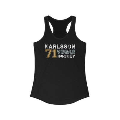 Tank Top Karlsson 71 Vegas Hockey Women's Ideal Racerback Tank Top