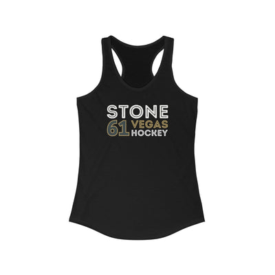 Tank Top Mark Stone Tank Top 61 Vegas Hockey Grafitti Wall Design Women's Ideal Racerback