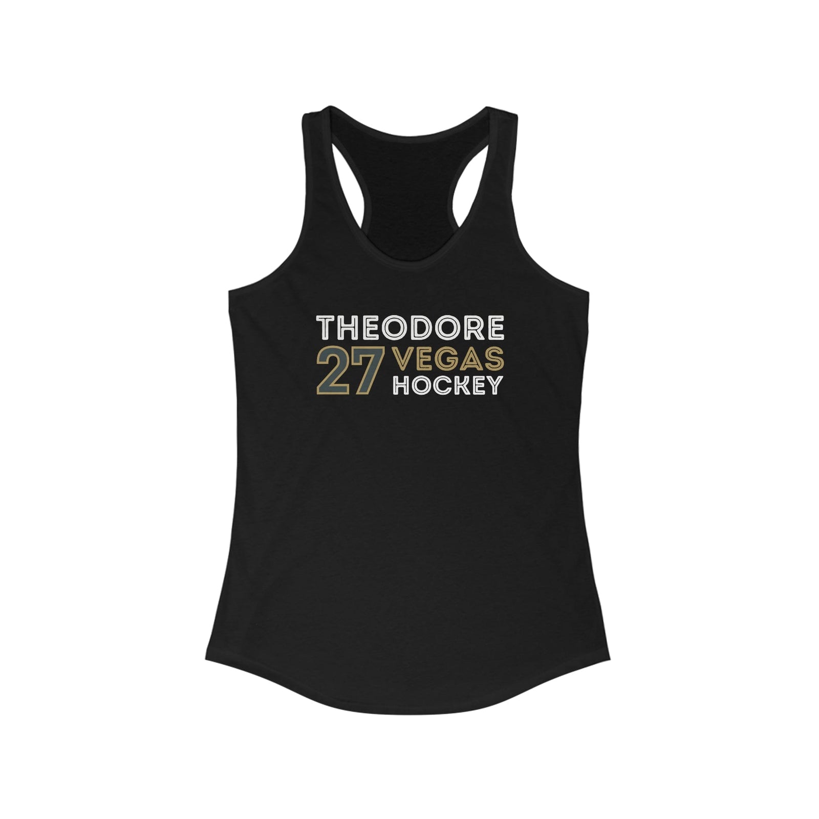 Tank Top Theodore 27 Vegas Hockey Grafitti Wall Design Women's Ideal Racerback Tank Top