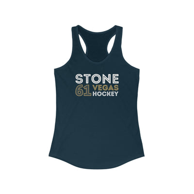 Tank Top Mark Stone Tank Top 61 Vegas Hockey Grafitti Wall Design Women's Ideal Racerback