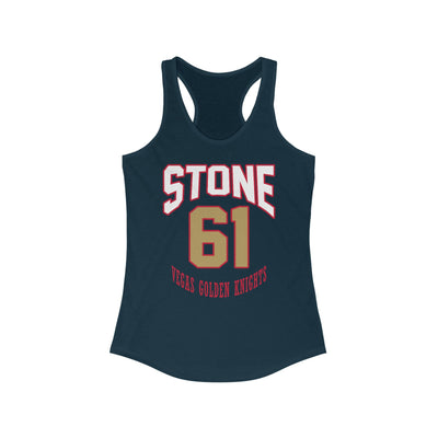 Tank Top Stone 61 Vegas Golden Knights Retro Women's Ideal Racerback Tank Top