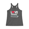 Tank Top "Love Vegas Hockey" Women's Tri-Blend Racerback Tank Top