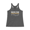 Tank Top "Rock The Fortress" Women's Tri-Blend Racerback Tank Top