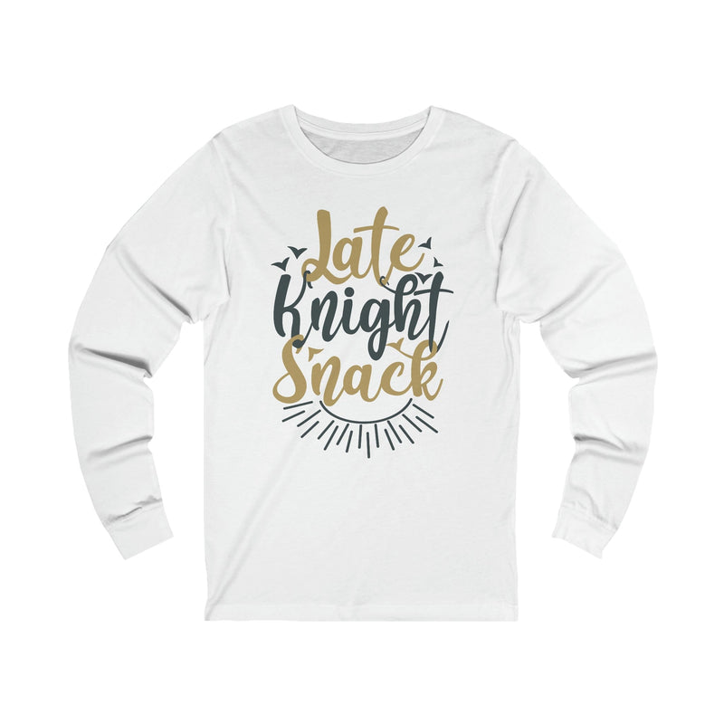 Long-sleeve "Late Knight Snack" Dark Version Unisex Jersey Long Sleeve Shirt