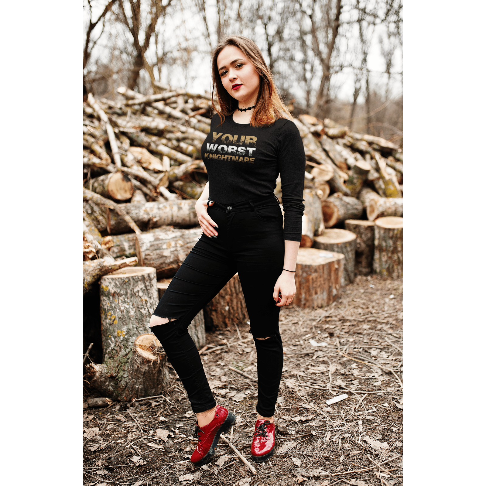 Long-sleeve "Your Worst Knightmare" Unisex Jersey Long Sleeve Shirt