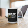 Mug Amadio 22 Vegas Hockey Ceramic Coffee Mug In Black, 15oz