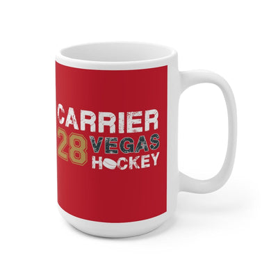 Mug Carrier 28 Vegas Hockey Ceramic Coffee Mug In Red, 15oz