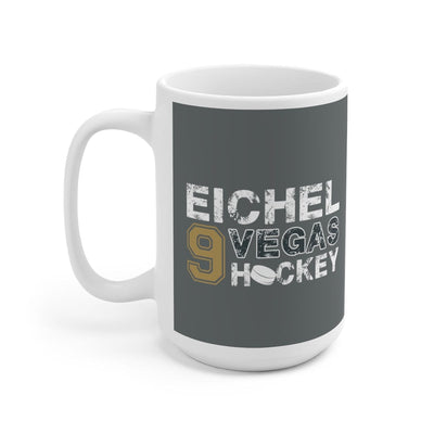 Mug Eichel 9 Vegas Hockey Ceramic Coffee Mug In Gray, 15oz