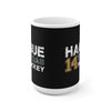 Mug Hague 14 Vegas Hockey Ceramic Coffee Mug In Black, 15oz
