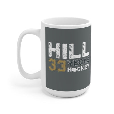Mug Hill 33 Vegas Hockey Ceramic Coffee Mug In Gray, 15oz
