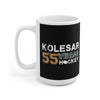 Mug Kolesar 55 Vegas Hockey Ceramic Coffee Mug In Black, 15oz