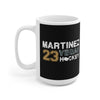 Mug Martinez 23 Vegas Hockey Ceramic Coffee Mug In Black, 15oz