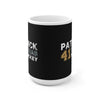Mug Patrick 41 Vegas Hockey Ceramic Coffee Mug In Black, 15oz