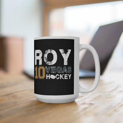 Mug Roy 10 Vegas Hockey Ceramic Coffee Mug In Black, 15oz