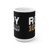Mug Roy 10 Vegas Hockey Ceramic Coffee Mug In Black, 15oz