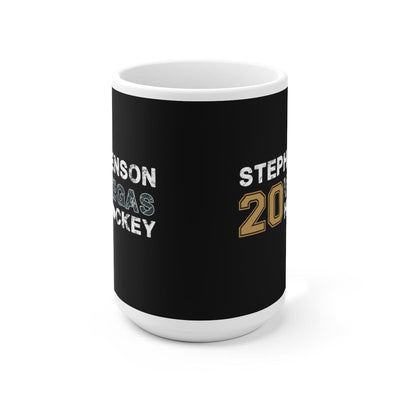 Mug Stephenson 20 Vegas Hockey Ceramic Coffee Mug In Black, 15oz