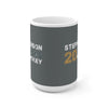 Mug Stephenson 20 Vegas Hockey Ceramic Coffee Mug In Gray, 15oz