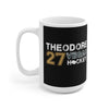 Mug Theodore 27 Vegas Hockey Ceramic Coffee Mug In Black, 15oz