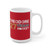 Mug Theodore 27 Vegas Hockey Ceramic Coffee Mug In Red, 15oz