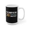 Mug Thompson 36 Vegas Hockey Ceramic Coffee Mug In Black, 15oz