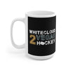 Mug Whitecloud 2 Vegas Hockey Ceramic Coffee Mug In Black, 15oz