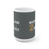 Mug Whitecloud 2 Vegas Hockey Ceramic Coffee Mug In Gray, 15oz